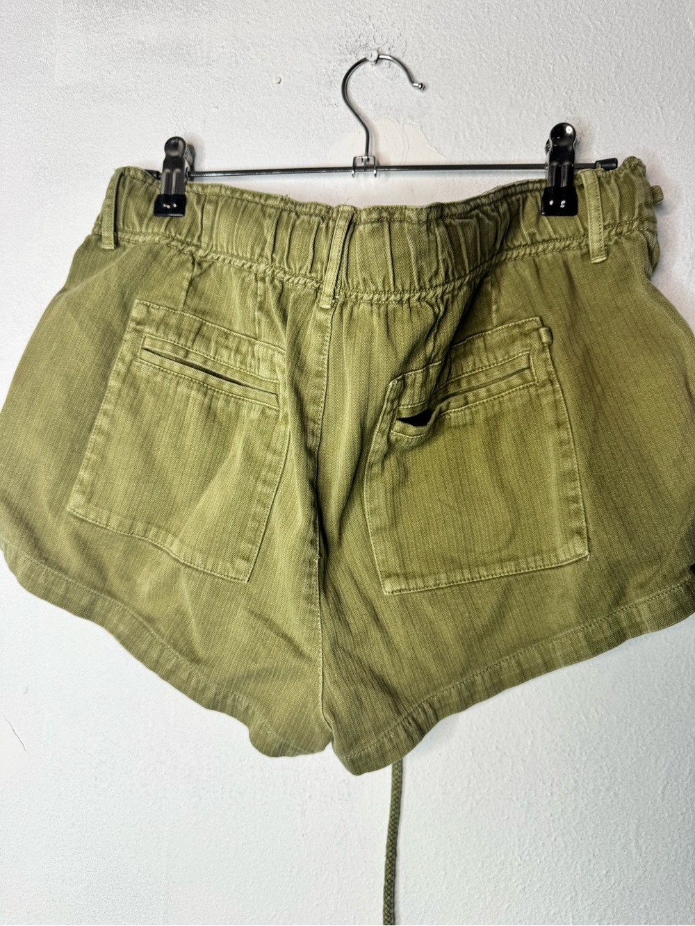 Free people military green shorts size medium - Picture 3 of 4